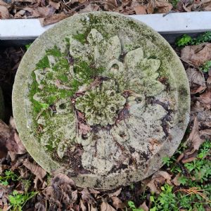 Stone rosette for fountain
